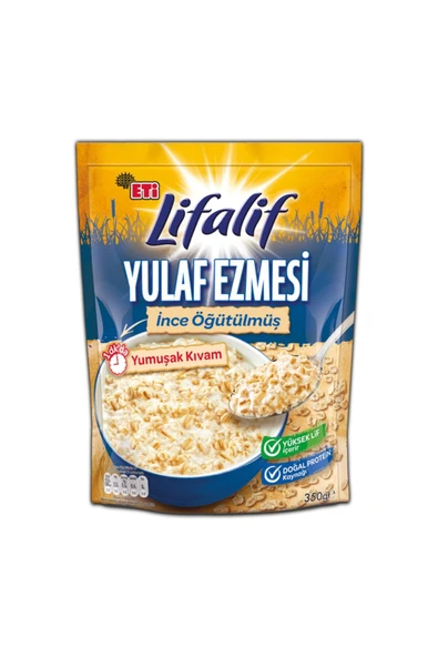 Lifalif Ince Öğütülmüş Yulaf Ezmesi 350 gr