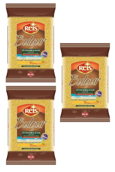 Reis Köftelik Bulgur 1 Kg X 3 Adet