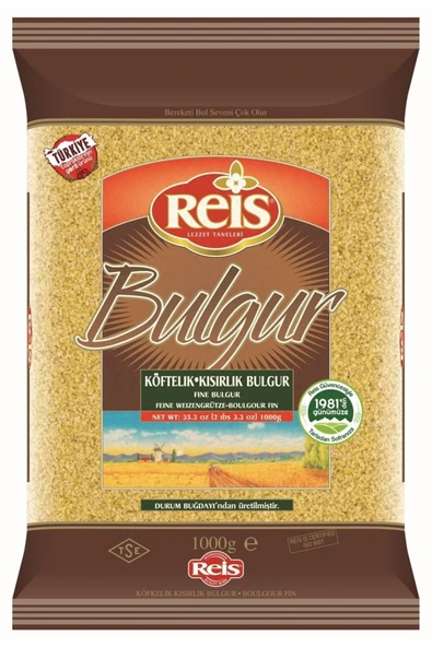 Reis Köftelik Bulgur (kısırlık)