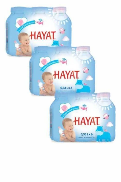 Hayat Doğal Mineralli 18'li Bebek Suyu
