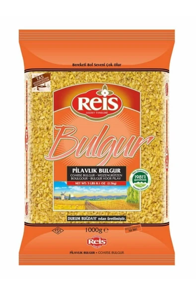 Reis 1 Kg Pilavlık Bulgur ( Coarsebulgur)