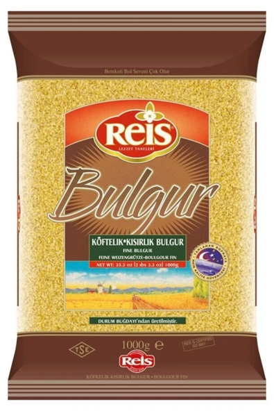 Reis Köftelik Bulgur 1 kg