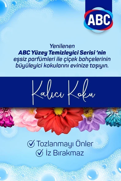 ABC Yüzey Temizleyici -  Bahar Tutkusu 2,5 lt x 4 Adet - 3