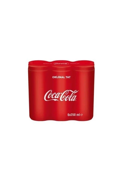 Coca Cola Kutu 6 x 250 Ml ürün görseli 1
