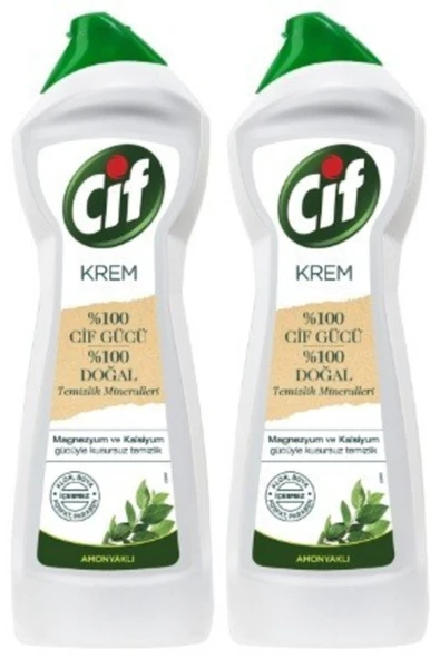 Amonyaklı Krem Temizleyici  750 ml 2 Adet