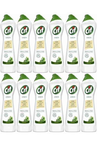 Krem Temizleyici Amonyaklı 500 Ml 12 Adet
