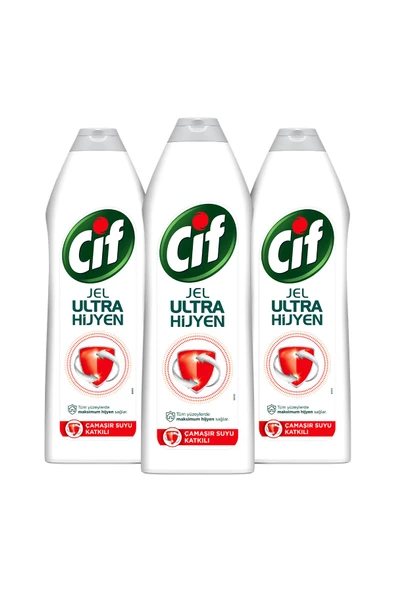 Jel Ultra Hijyen Tüm Yüzeyler Için Çamaşır Suyu Katkılı 750 Mlx3 - 2