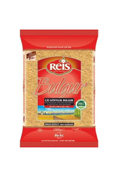 Reis Çiğköftelik Bulgur 1 Kg