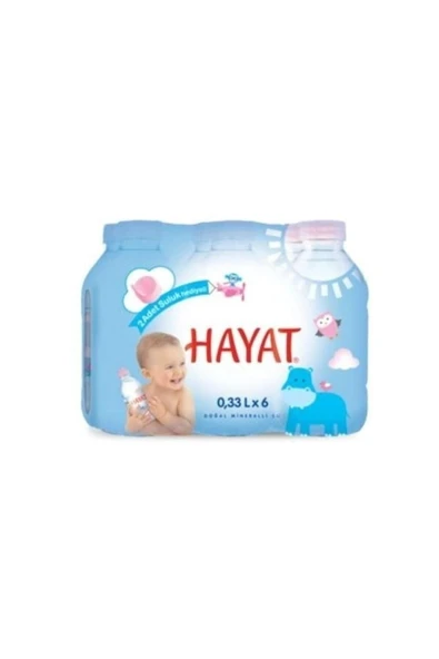 hayat bebek suyu Doğal Mineralli Bebek Suyu 6lı
