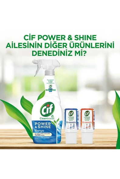 Sprey Temizleyici Power Ve Shine Mutfak Zorlu Yağları %100 Çözer 750ml 4adet - Resim 7