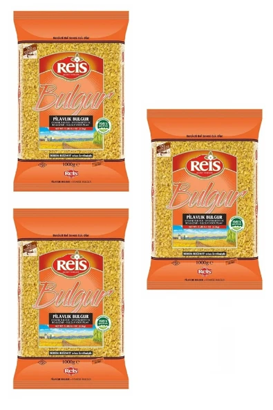 Reis Pilavlık Bulgur 1 Kg X 3 Adet
