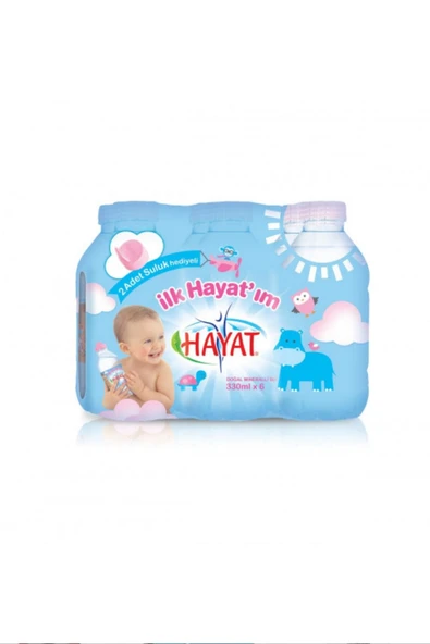 Hayat bebek suyu Doğal Mineralli 6 Lı Bebek Suyu