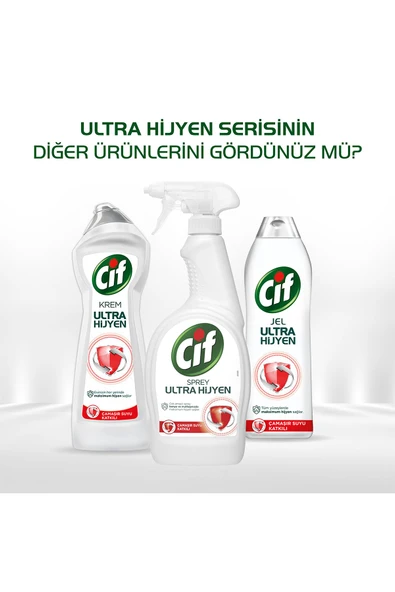 Jel Ultra Hijyen Tüm Yüzeyler Için Çamaşır Suyu Katkılı 750 Mlx3 - 4