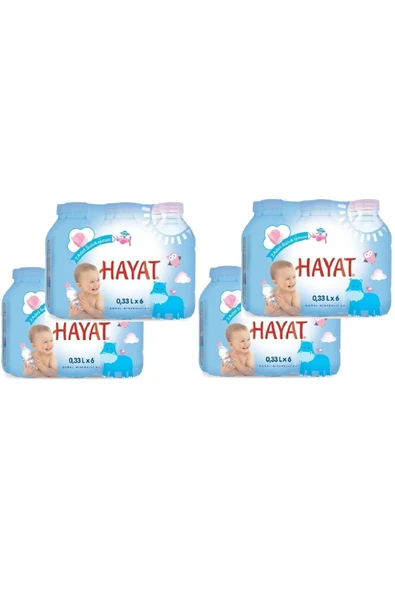 hayat Bebek Suyu 6'lı X 4 Paket 0.33l