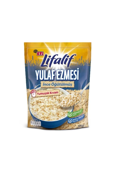 Eti Lifalif Yulaf Ezmesi İnce Öğütülmüş 350 g x 12 Adet - 4