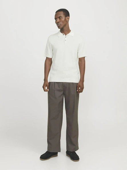 Jack Jones Cooper Knıt Triko Polo Yaka Erkek Tişört 12271483 - 5