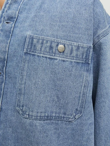 Jack Jones Santorını Denım Overshırt Erkek Jean Ceket 12250602 - 2