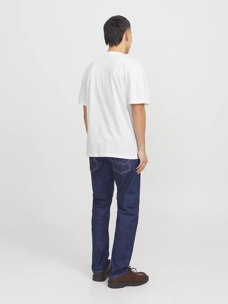 Jack Jones Ebran Logo Erkek Tişört 12268127 - Resim 3