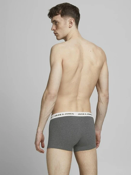 Jack Jones Solıd 12 Li Paket Erkek Boxer 12189935 - 4