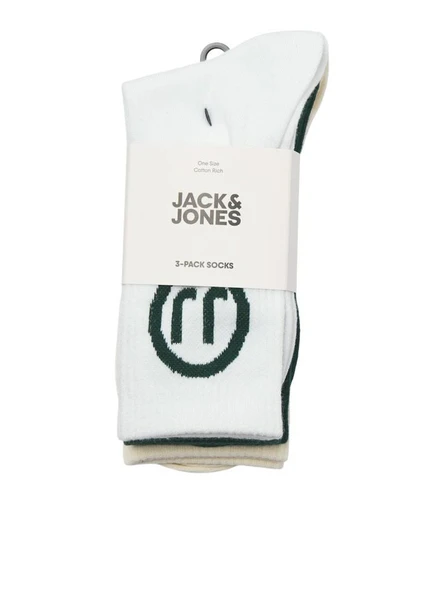 Jack Jones Mostar Tennıs 3 Lü Paket Erkek Çorap 12277067 - Resim 2