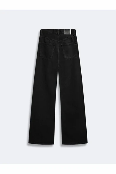 Ltb Vıonne H Black Wash Wide Leg Kadın Jean Pantolon - Resim 2