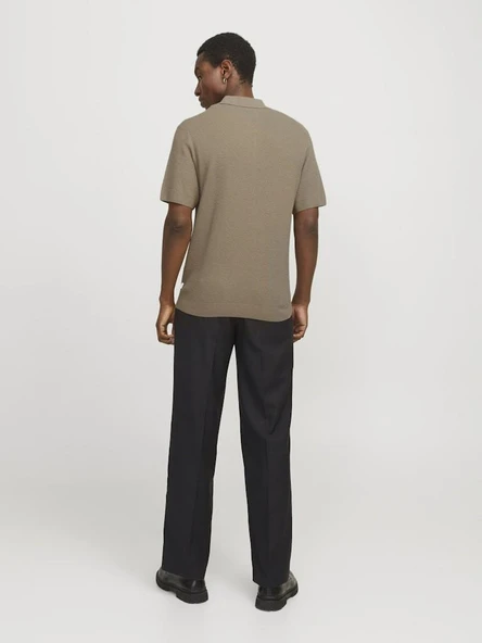 Jack Jones Cooper Knıt Triko Polo Yaka Erkek Tişört 12271483 - 3