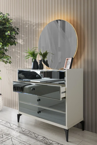 KİEV MDF BAZALI YATAK ODASI TAKIMI - Resim 4