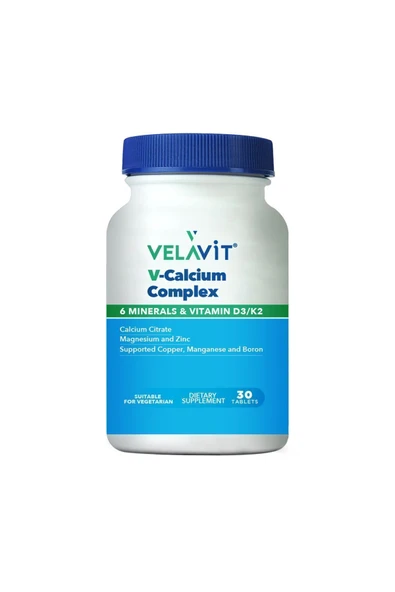 Velavit V-Calcium Complex 30 Tablet - Resim 2