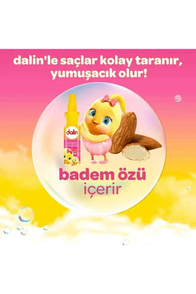 Dalin Kolay Tarama Spreyi Badem Yağlı 200 ml