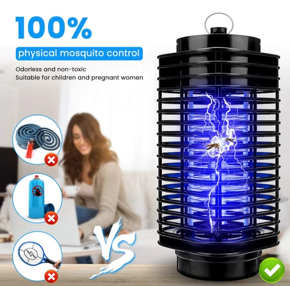 Sivrisinek Engelleyici Kesin Çözüm Haşere Yok Edici Gece Lambası Otel Odası Ofis Ev Dükkan Kurtarma - 2