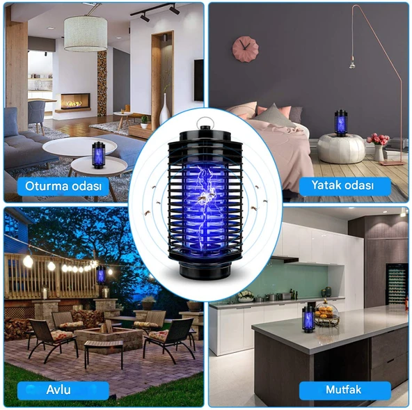 Sivrisinek Engelleyici Kesin Çözüm Haşere Yok Edici Gece Lambası Otel Odası Ofis Ev Dükkan Kurtarma - 7