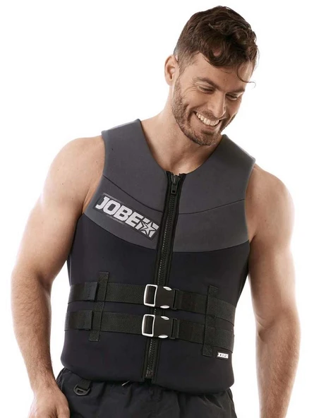Jobe Neopren Erkek Can Yeleği Siyah-Gri L
