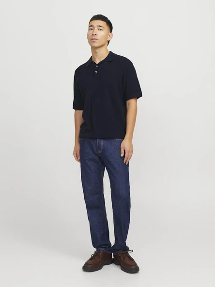 Jack Jones Cooper Knıt Triko Polo Yaka Erkek Tişört 12271483 - 4