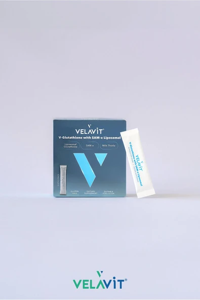 Velavit V-Glutathione with SAM-e Liposomal 30 Saşe - Resim 3