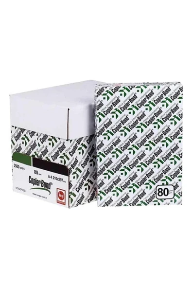 Copier Bond A4 Copier 80 Gr Fotokopi Kağıdı (1 Koli) 2500 Adet
