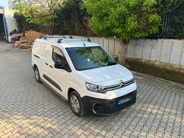 Citroen Berlingo 2019-2023 Arası ile Uyumlu ACE-3 Ara Atkı Tavan Barı Siyah (2 Adet) - 5