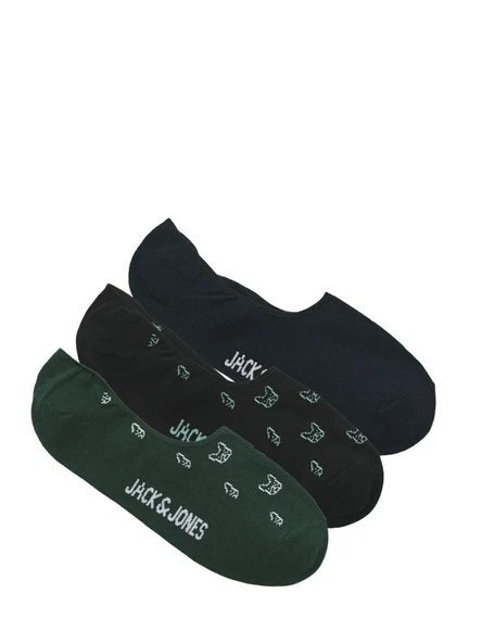 Jack Jones Denım Dog Multı 3 Lü Paket Erkek Çorap 12275821