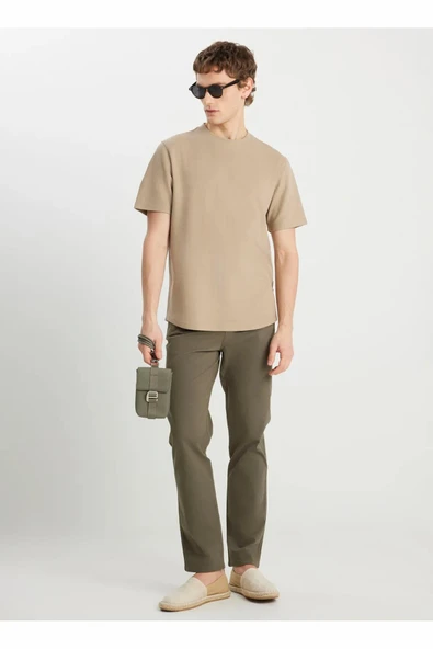 Wrangler Relaxed Fit Dokulu Basic Erkek Tişört W2510718614