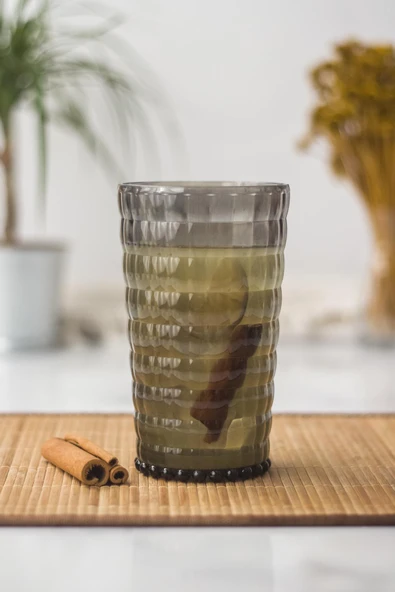 Allegra Füme 6’lı Bardak Seti 750 ml Akrilik Malzeme - Cam Değildir Kırılmaya Dayanıklı - Resim 2