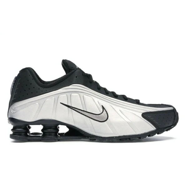Nike Shox R4 Black Metallic Silver Spor Ayakkabı