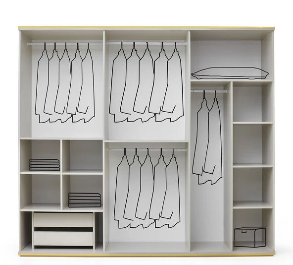 CEVAHİR MDF BAZALI YATAK ODASI TAKIMI - Resim 5