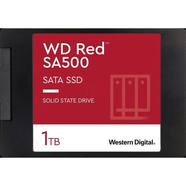 WD 1TB RED SA500 WDS100T1R0A 560-530MB/s NAS SSD DİSK ürün görseli