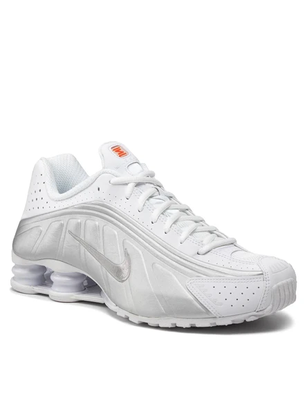 Nike Shox R4 'White Metallic Silver Spor Ayakkabı