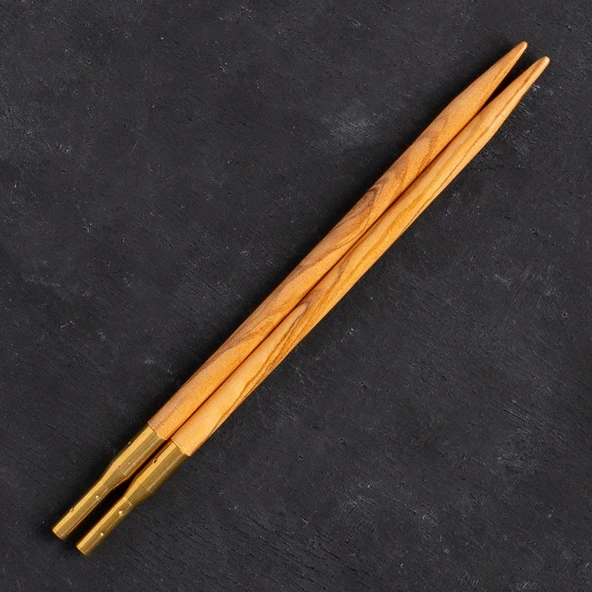 Addi Nature Olive Wood Click 5mm 13cm Misinalı Şiş - 2