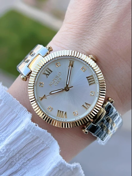 Jg.Polo Club Çelik Kasa & Kordon Kararma Ve Renk Atma Yapmaz Kadın Kol Saati+Bileklik JG01360.5 ürün görseli