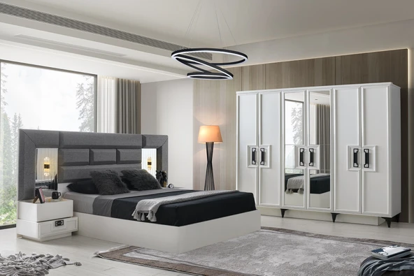 ÇİĞDEM MDF YATAK ODASI TAKIMI ürün görseli 1