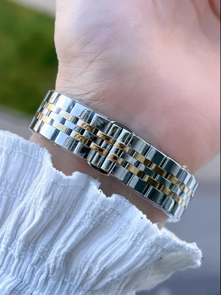 Jg.Polo Club Çelik Kasa & Kordon Kararma Ve Renk Atma Yapmaz Kadın Kol Saati+Bileklik JG01360.5 - Resim 3