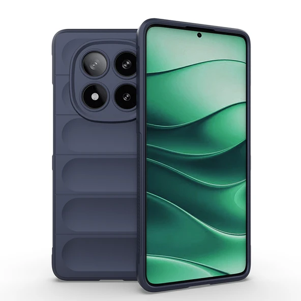 Xiaomi Poco X7 Kılıf Esnek TPU Oyuklu Arka Yüzey Tasarımlı Etnik Silikon Kapak - 3