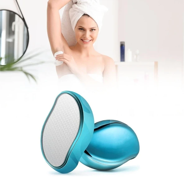 Derin Stok®  Acısız,Ağrısız Manuel Tüy Dökücü Kristal Epilatör Tüy Silgisi Epilasyon