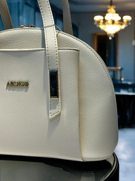 Armine Kartlık ve Bileklik Hediyeli El Ve Kol Çantası Omuz Çantası - Resim 4